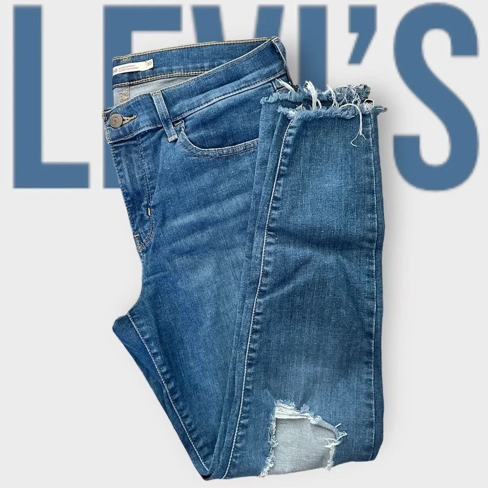 Women's Levi 710 Super-Skinny Jeans | 30x30 - Picture 2 of 12